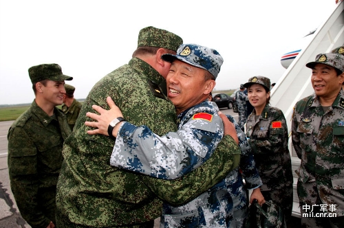 Chinese troops of 