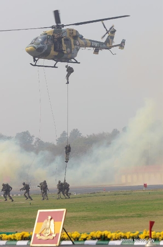 Indian army day parade held in New Delhi - Global Times