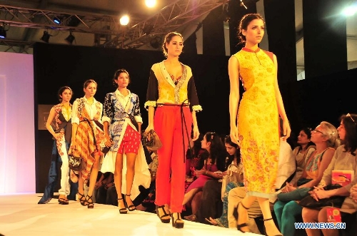 Creations by Shantanu Mehra presented at Lakme Fashion Week - Global Times