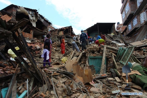 Rescue continues, life goes on in Nepal - Global Times