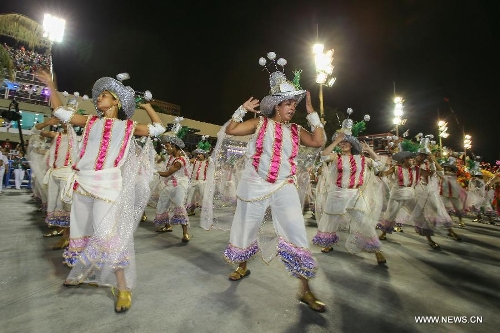 Samba prade of Carnival kicks off in Rio de Janeiro - Global Times