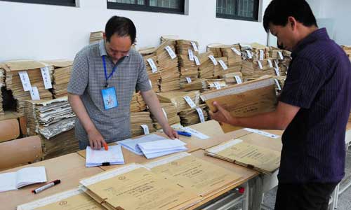 On the spot: Grading gaokao exams - Global Times