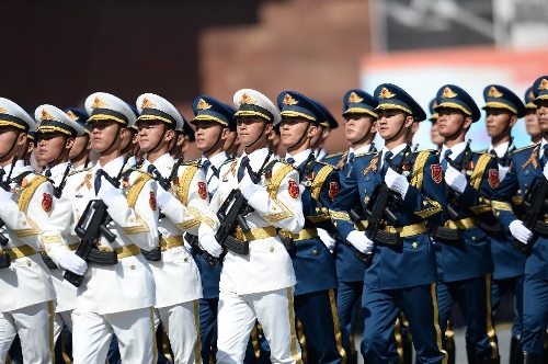 PLA Honor Guard performs at Moscow WWII victory parade - Global Times