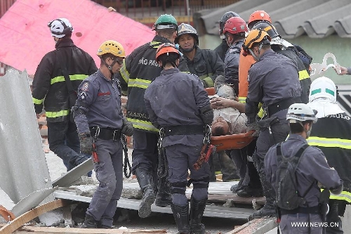 Building collapse kills 6, injures 24 in Brazil's Sao Paulo - Global Times