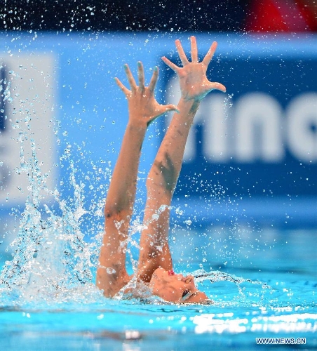 Russia wins gold medal in solo free routine of synchronized swimming ...