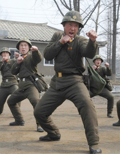 In photos: DPRK's soldiers conducting military training - Global Times