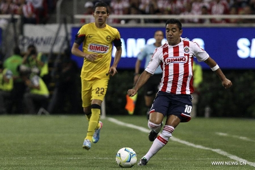 Chivas vs America during Liga MX soccer match - Global Times