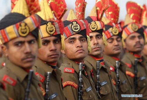 India's Border Security Force parade in Srinagar - Global Times