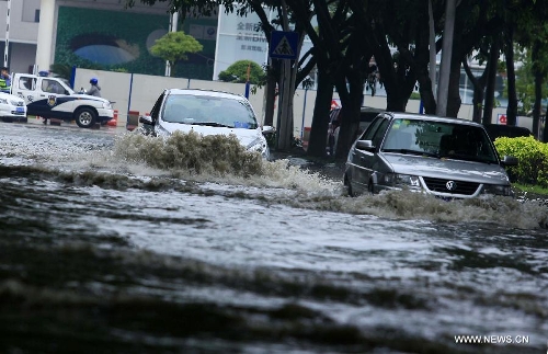 Torrential rainfall hits S China - Global Times