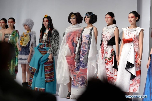 Ethnic fashion creation presented at Qingdao Intl Fashion Week - Global ...