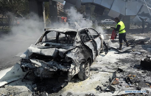 16 killed in Damascus' suicide car bombing - Global Times