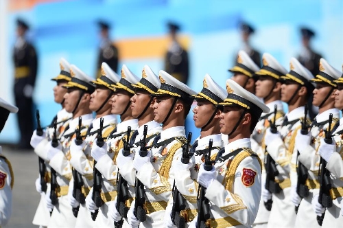 PLA Honor Guard performs at Moscow WWII victory parade - Global Times