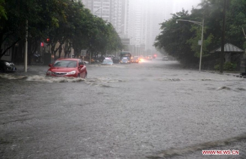 Torrential rains sweep Suining City in SW China - Global Times