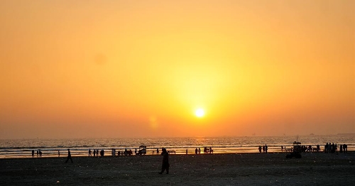 Beautify scenery of Clifton beach in Karachi - Global Times