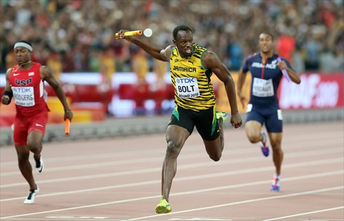 China grabs silver in men's 4×100m relay at IAAF - Global Times