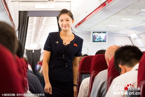 In pics: interior decoration of planes of Air Koryo - Global Times