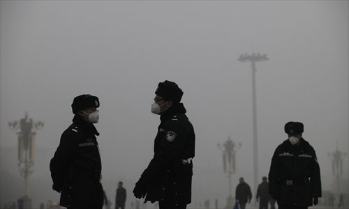 Slogging in the smog - Global Times