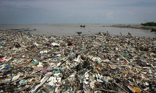 Sea pollution - Global Times