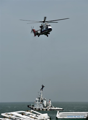 Maritime search, rescue drill held in south China's Guangdong - Global ...