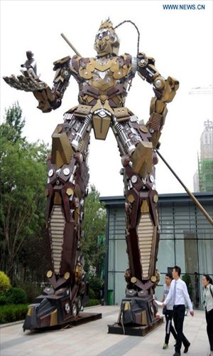 Monkey King transformer displayed in Shenyang - Global Times