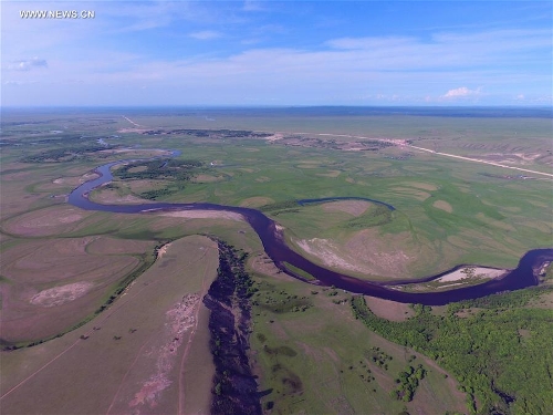 Aerial photos of pasture in N China's Hulunbuir - Global Times