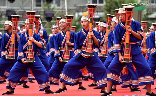 Yao people celebrate Panwang Festival in S China's Guangxi - Global Times