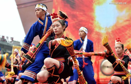 Yao people celebrate Panwang Festival in S China's Guangxi - Global Times