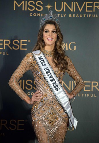 Miss France Iris Mittenaere crowned as Miss Universe - Global Times