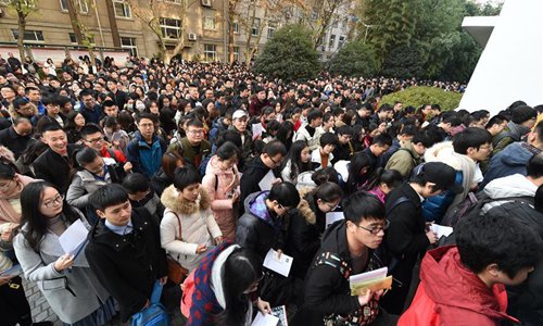 Over 1.1 mln people sit China's civil servant exam - Global Times