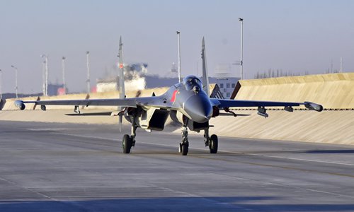 J-11 fighter jets in training - Global Times