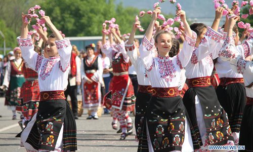 Rose Festival held in Kazanlak, Bulgaria - Global Times