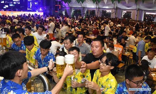 28th Qingdao Int'l Beer Festival kicks off in east China's Shandong ...