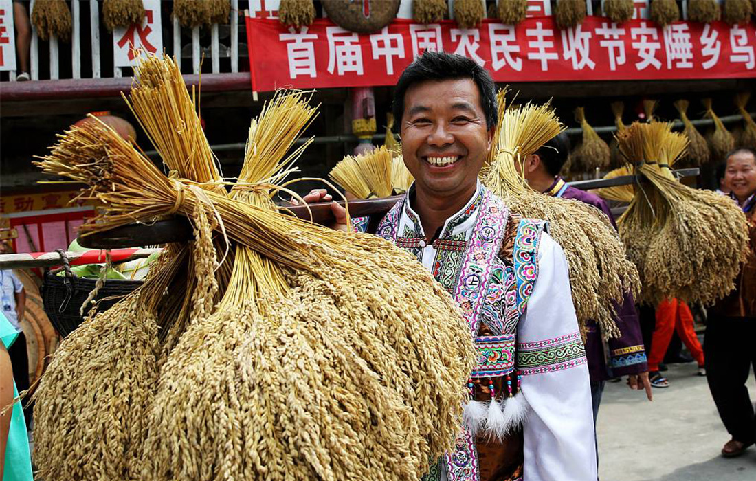 China's first Farmers' Harvest Festival celebrated around country