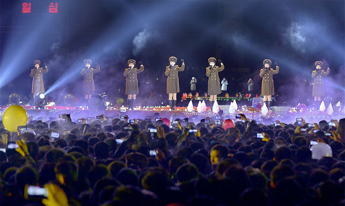 Thousands of people welcome the New Year in North Korea - Global Times