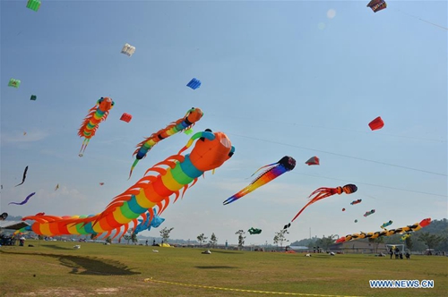 Feature: Brunei holds int'l kite festival to revive traditional past ...