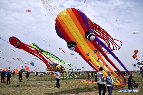 36th Weifang Int'l Kite Festival kicks off in E China's Shandong ...