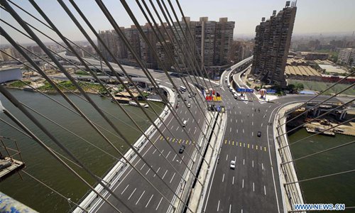 Egypt inaugurates world's widest suspension bridge - Global Times