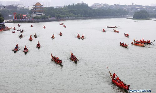 Dragon boat race held to celebrate upcoming Dragon Boat Festival in ...