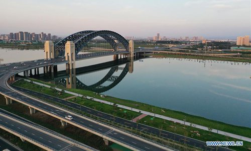 Three newly-built bridges over Fenhe River open to public in Taiyuan ...