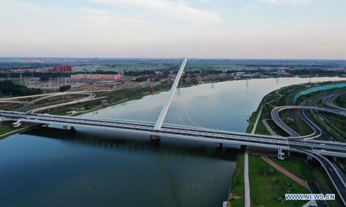 Three newly-built bridges over Fenhe River open to public in Taiyuan ...