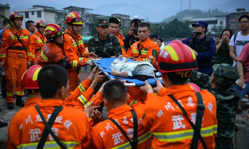 5G ambulance offers efficient help in treating China earthquake victims ...