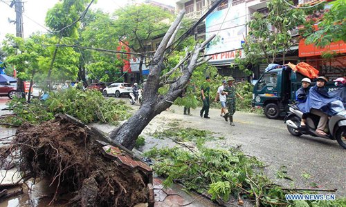 Typhoon Wipha kills 1, leaves 15 missing in Vietnam - Global Times