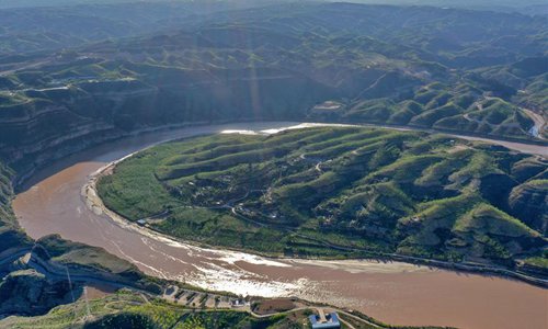 In pics: Qiankun Bay of Yellow River in north China's Shanxi - Global Times