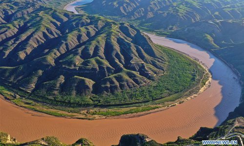 In pics: Qiankun Bay of Yellow River in north China's Shanxi - Global Times