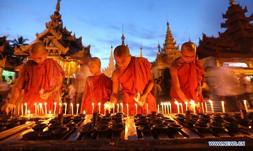 Traditional Thadingyut Lighting Festival held in Yangon - Global Times