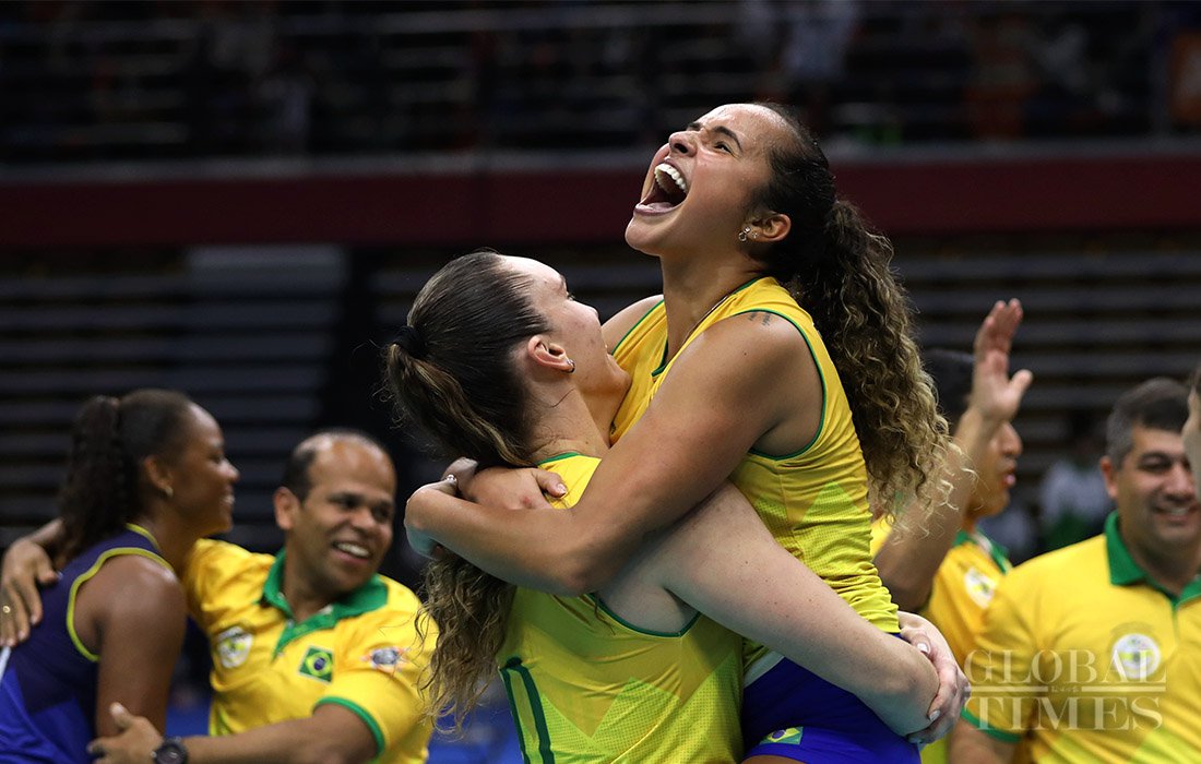 Brazil beats China to win women's volleyball gold at World Military ...