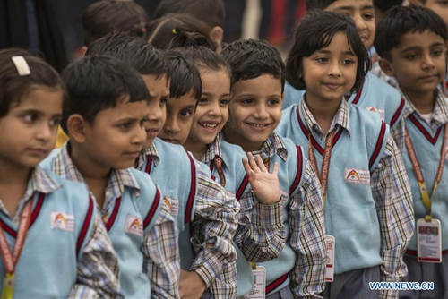 Children's Day marked in New Delhi, India - Global Times