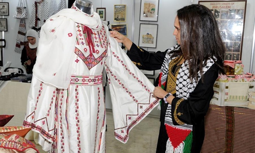 Palestinian cultural exhibition held in Kuwait - Global Times