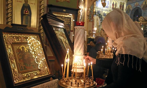 Orthodox Christians celebrate Christmas - Global Times