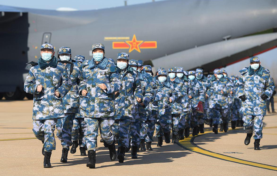 2nd navy medical team arrives in Wuhan to aid battle against COVID-19 ...